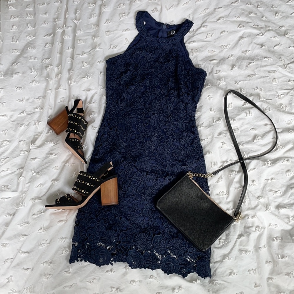 Lulus Love Poem Lace Dress